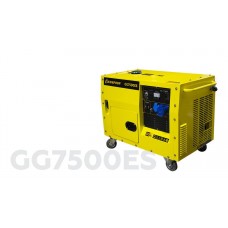 Генератор  CHAMPION GG7500ES (5,5/6кВт OHV 16лс 15л 126кг 2,5л/ч 12V эл.старт колеса шумозащита)
